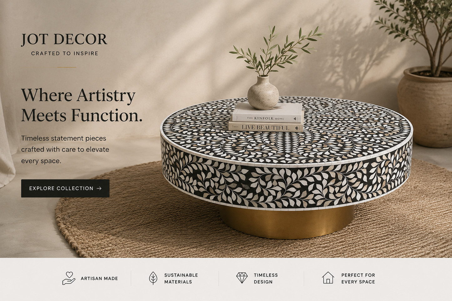 Handcrafted Luxury for Timeless Living